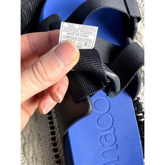 CHACO Men\'s Chillos Slide Recovery Sandal in Sz 12 Active Blue Chaco NWOB